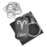 Черный жетон Овен BKZB-083