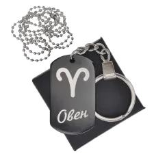 Черный жетон Овен BKZB-083