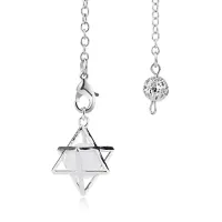 Маятник для биолокации Меркаба с горным хрусталем BLM004-8