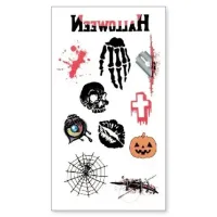 Временная татуировка Хеллоуин, 60х105мм TTWM-340