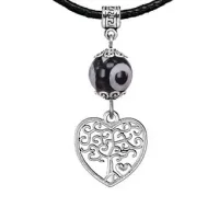 Амулет Дерево любви (любовь, семья), бусина Дзи из агата MKA35-06