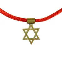 Красная нить Звезда Давида SP-KN-26