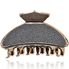 Краб для волос, 5х8х4см, цвет черный HK029-1