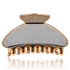 Краб для волос, 3,5х6х3,5см, цвет белый HK029-2