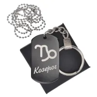 Черный жетон Козерог BKZB-092