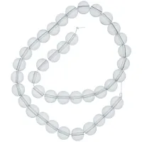 Бусины Горный хрусталь (имитация) 10мм на нити FB10-044