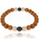 Деревянный стрейч-браслет 8мм, светло-коричневый BS041-5