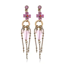 Серьги Незабудка, 7,5х1х1см UD310