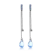 Серьги Капля, 55х5х10мм UD313