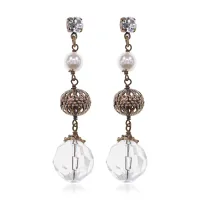 Серьги Сфера, 6,5х1,5х1см UD318