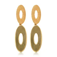 Серьги Овал, 4,5х1х1см UD322