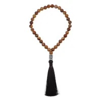 Рунические четки Феху, Яшма песочная 8мм CHR-01-22