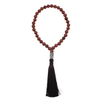 Рунические четки Феху, Авантюрин коричневый 8мм CHR-01-23