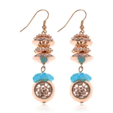 Серьги, 6,5х1,5х1,5см, цвет золотой UD326