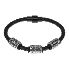 Браслет с рунической формулой Богатство на всех уровнях бытия BSX03-01