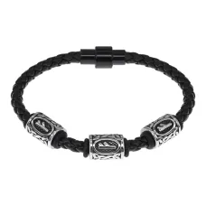 Браслет с рунической формулой Материальное благополучие