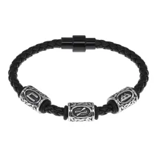 Браслет с рунической формулой Руны Пива (защита от магии) BSX03-03