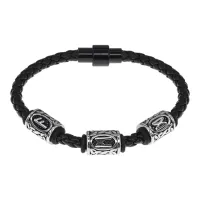 Браслет с рунической формулой Защита от сглаза, порчи, зла BSX03-07