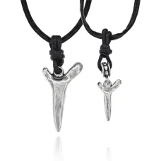 Парные кулоны Клык на шнурке, 45см UA002