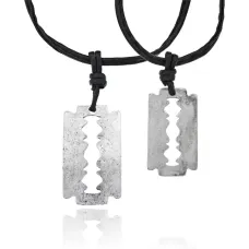 Парные кулоны Лезвие на шнурке, 45см UA004