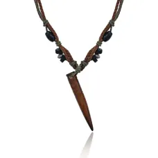 Амулет Клык на шнурке, 5х1см UA027