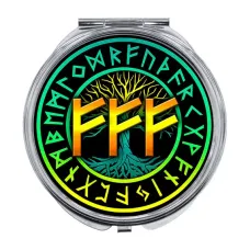 Складное зеркало Материальное благополучие ZER-0526