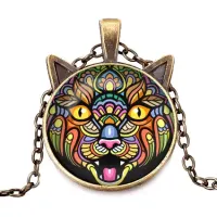 Кулон с цепочкой Кошка ALK733