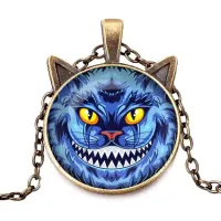 Кулон с цепочкой Чеширский кот ALK734