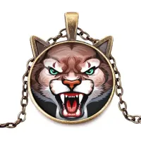 Кулон с цепочкой Волчица ALK745