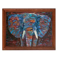 Постер в рамке 22х17см Слон POSG-0195