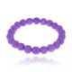 Браслет из натурального камня Лава, 8мм, цвет фиолетовый BJBS-310-01