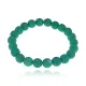 Браслет из натурального камня Лава, 8мм, цвет зеленый BJBS-310-06