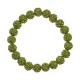 Браслет из бусин Шамбала, 10мм, цвет зеленый BS532-02