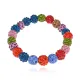 Браслет из бусин Шамбала, 10мм, разноцветный BS532-03