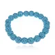 Браслет из бусин Шамбала, 10мм, цвет голубой BS532-04