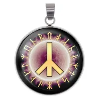 Амулет Славянская руна Чернобог ALEN-101