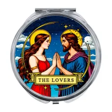 Складное зеркало Tarot - The Lovers ZER-0560