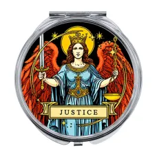 Складное зеркало Tarot - Justice ZER-0565