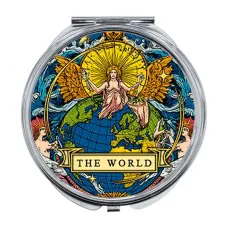 Складное зеркало Tarot - The World ZER-0575