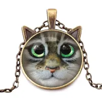 Кулон с цепочкой Кот ALK704