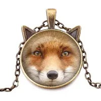 Кулон с цепочкой Лиса ALK707