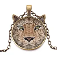 Кулон с цепочкой Леопард ALK710