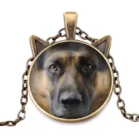 Кулон с цепочкой Овчарка ALK720