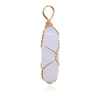 Маятник для биолокации с Лунным камнем BLK036-16