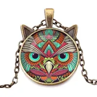 Кулон с цепочкой Сова ALK723