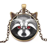 Кулон с цепочкой Енот ALK728