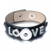 Браслет-основа LOVE, черный NSB-003