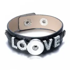 Браслет-основа LOVE, черный NSB-003