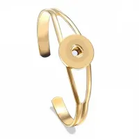 Браслет-основа, металл, цвет золот. NSB-004G