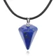 Кулон-маятник для биолокации с камнем Лазурит BJK282-02